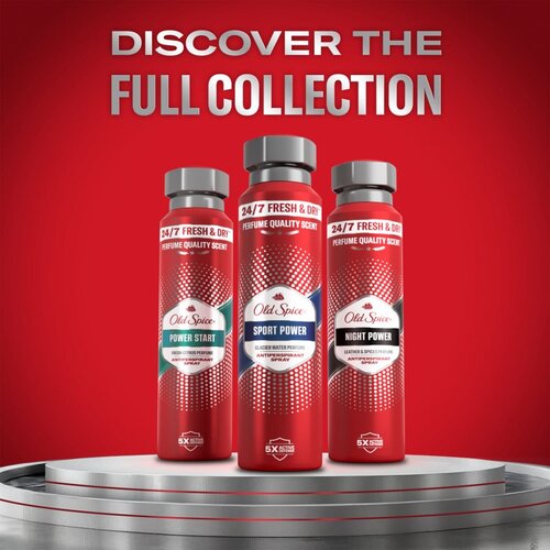 Old Spice Night Power antiperspirant v pr&amp;scaron;ilu za mo&amp;scaron;ke 150 ml Slike
