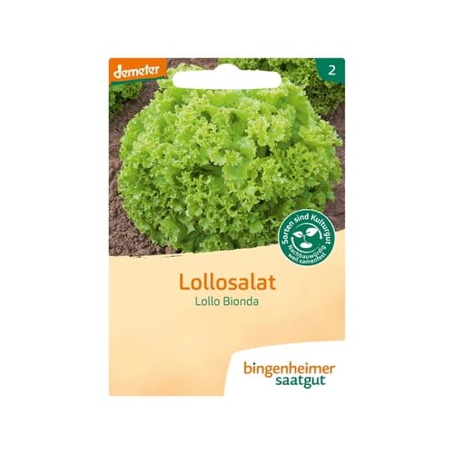 Bingenheimer Saatgut solata &amp;quot;Lollo Bionda&amp;quot; Slike