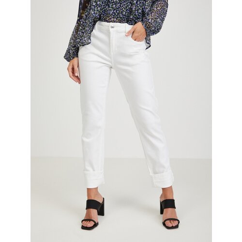 Orsay ženske farmerke 313081000000, Wide leg, High waist, Bele Slike