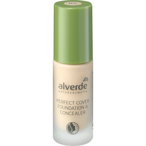Alverde Naturkosmetik PERFECT COVER tečni puder i korektor - 05 Porcelain 1 kom Cene