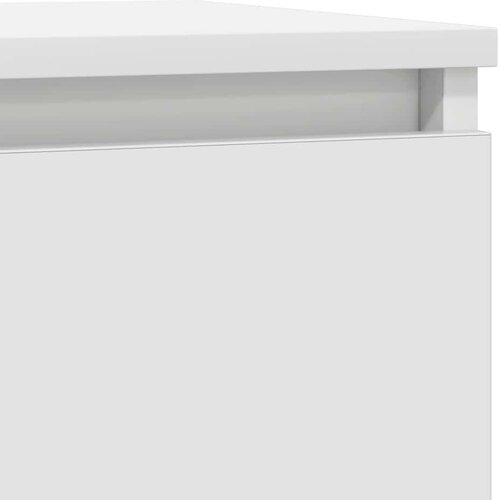 vidaXL Komoda s predalom bela 71x35x84 cm inženirski les Cene
