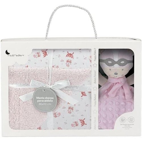Interbaby set dekica i tje&amp;scaron;lica Padobranac Pink Slike