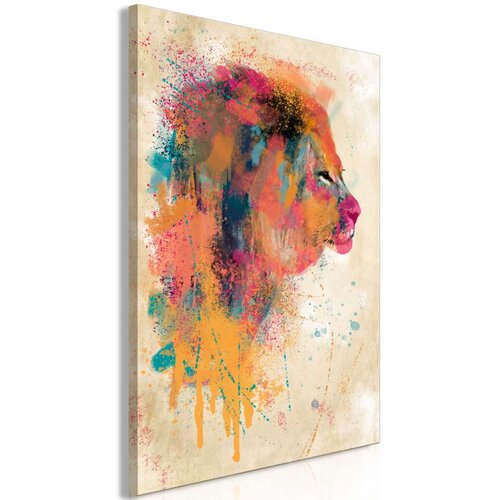  Slika - Watercolor Lion (1 Part) Vertical 60x90 Slike
