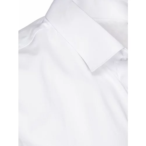 DStreet Men's Solid White Shirt