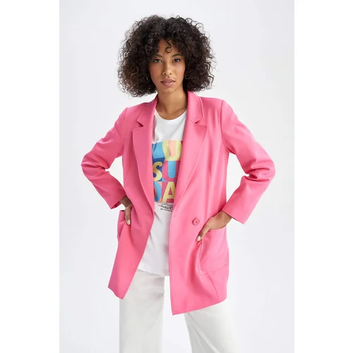 Defacto Oversize Fit Crepe Blazer Jacket