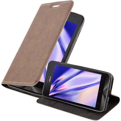 Cadorabo Ohi&scaron;je, združljivo z Asus ZenFone 5 2014 v kavovinsko rdeča - Za&scaron;čitni ovitek z magnetnim zapiranjem, stoječo funkcijo in režo za kartice, (20560835) Cene