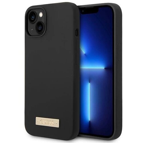 Guess SILIKONSKI OVITEK TRDI ZA IPHONE 14 PLUS 6.7 ZA MAGSAFE ČRN, (21833602) Cene