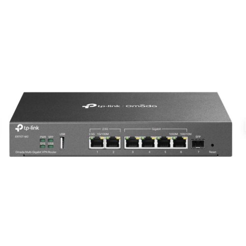Tp-link Omada ER707-M2 žični usmjerivač 2.5 Gigabit Ethernet, Brzi Ethernet, Gigabit Ethernet Crno Slike