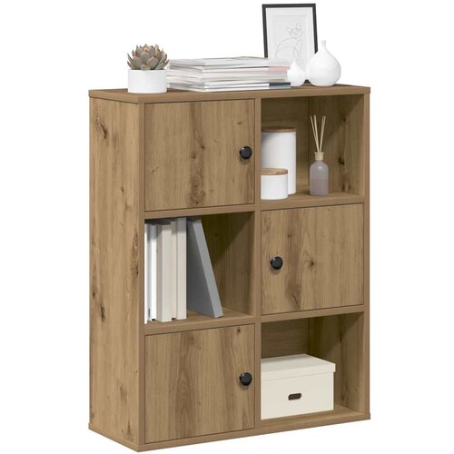 Furnova Knjižna omara artisan hrast 60x24x76,5 cm inženirski les, (21932850) Cene