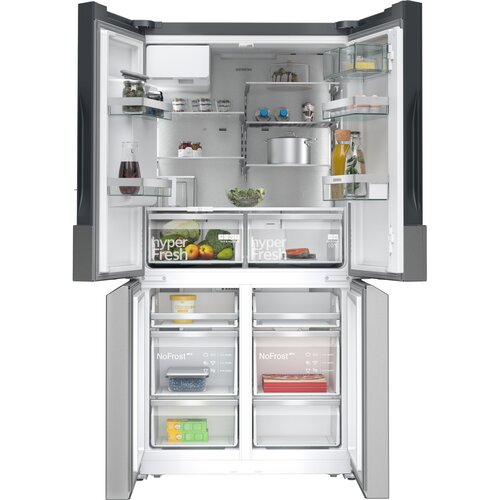 Siemens KF96IAPEA iQ500 hladilnik z 3,8 zamrzovalnikom French-Door, litrski za rezervoar vodo, hyperFresh Slike