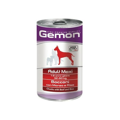Monge gemon konzerva za pse adult maxi - govedina i pirinač 1250g Cene
