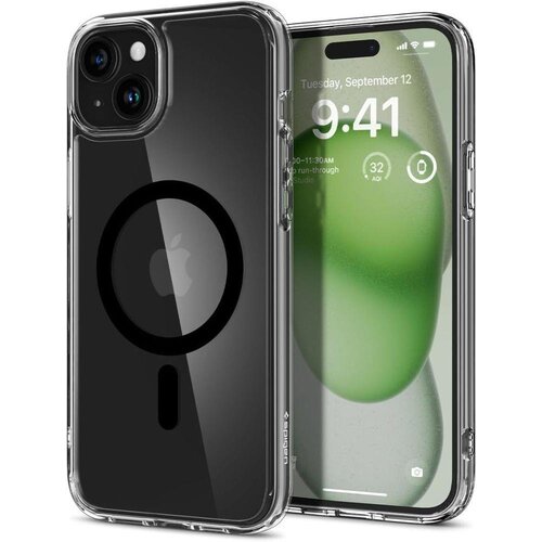 Spigen Ovitek Ultra Hybrid Mag z MagSafe za iPhone 15 Plus, črn, (21521745) Cene