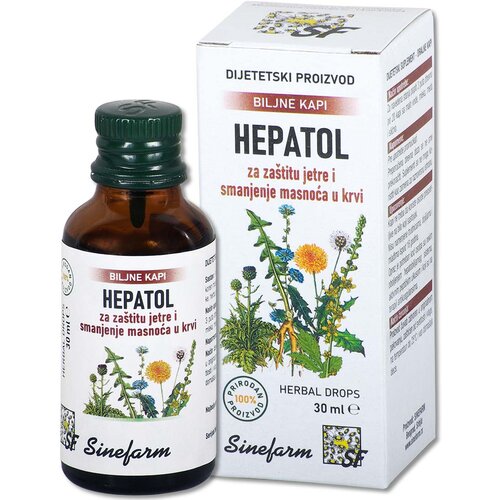 Sinefarm Kapi za za&amp;scaron;titu jetre i smanjenje masnoća u krvi Hepatol Slike