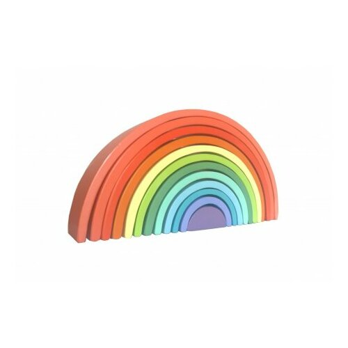 HANAH HOME drvena igračka pastel rainbow Slike