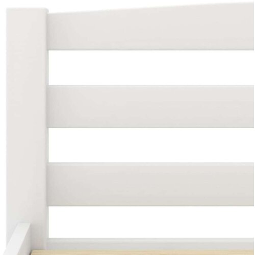  Za krevet od masivne borovine bijeli 160 x 200 cm Slike