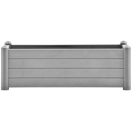 VidaXL Povi&amp;scaron;ena vrtna gredica PP siva boja kamena 100 x 43 x 35 cm Slike