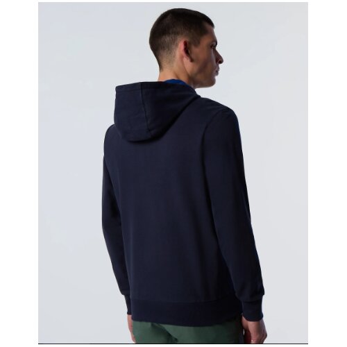 North Sails mu&amp;scaron;ka zip majica s kapuljačom, tamnoplava Slike