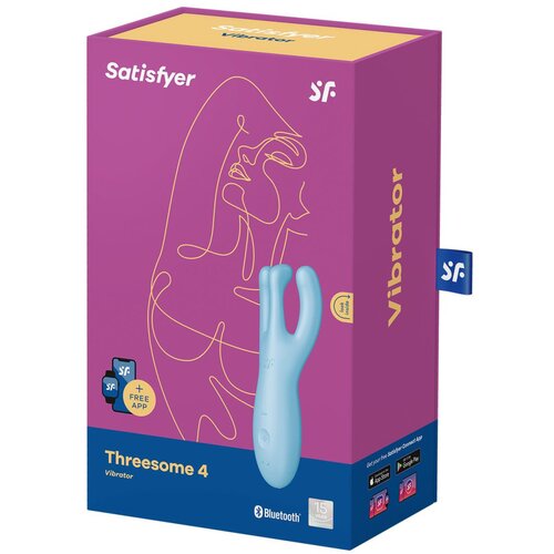 Satisfyer THREESOME 4 CONNECT APP BLUE Cene