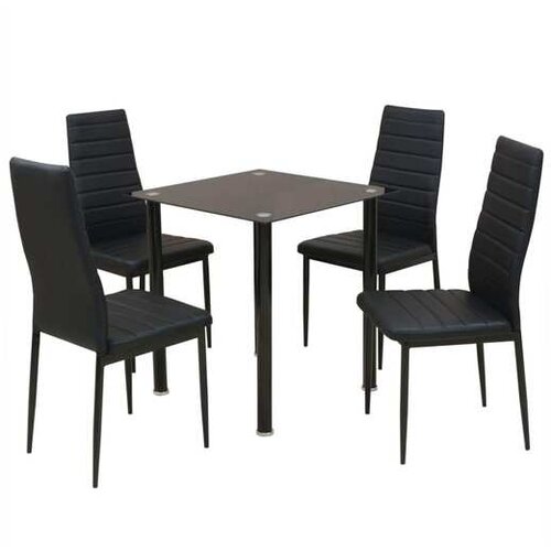  5-Dijelni blagovaonski set crni Cijene