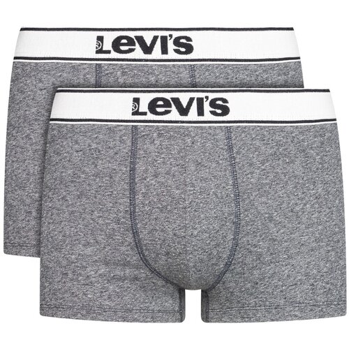 Levi&amp;#039;s Boksarice Trunk 2 Pairs Briefs Siva Slike
