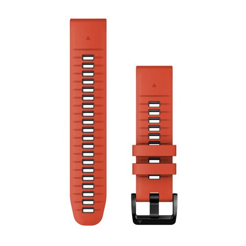 Garmin nadomestni pašček Quickfit 22'', silikonski, Flame Red/Graphite, (20836542) Cene