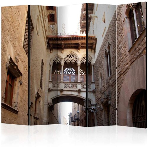  Paravan u 5 dijelova - Barcelona Palau generalitat in gothic Barrio II [Room Dividers] 225x172 Cijene