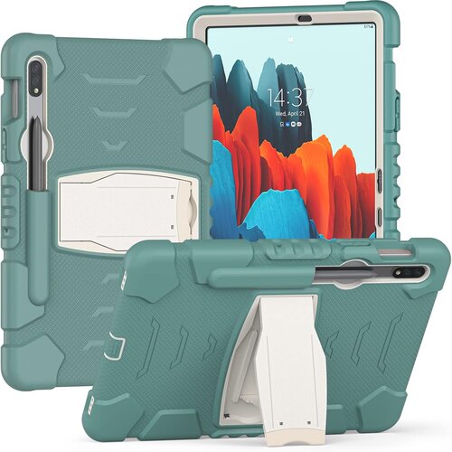 JTech Ohi&scaron;je za Samsung Galaxy Tab S7 Plus 12,4" s stojalom Green, (22025666) Cene