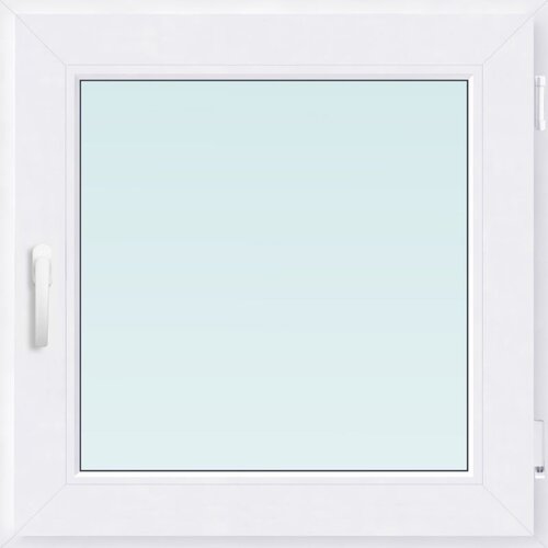 Solid elements PVC prozor bez kvake (80 x 90 cm, Smjer otvaranja: Desno, Bijela) Cijene