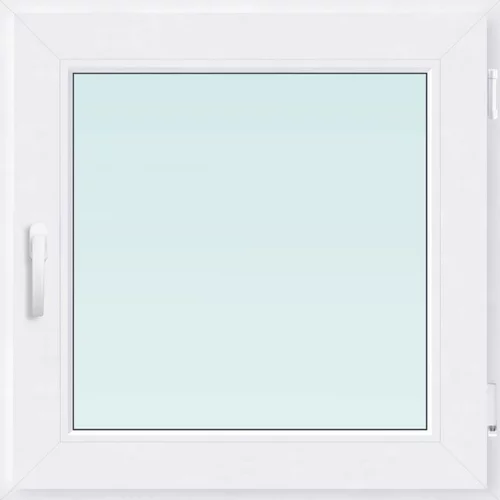 SOLID ELEMENTS PVC prozor bez kvake (80 x 90 cm, Smjer otvaranja: Desno, Bijela)