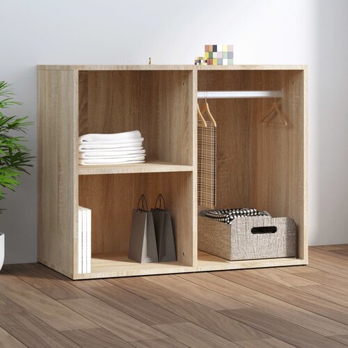 vidaXL garderobni ormarić boja hrasta 80x40x65 cm konstruirano drvo Cijene