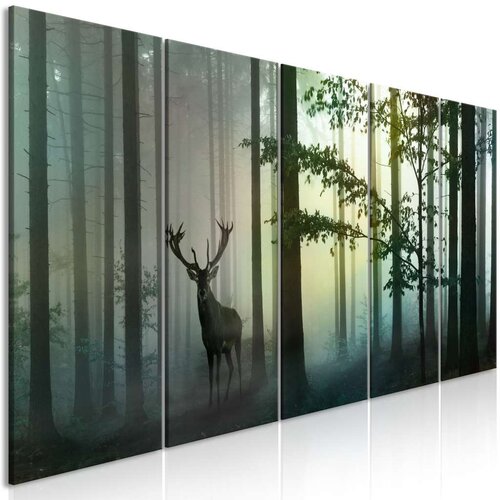  Slika - Morning (5 Parts) Narrow Green 225x90 Slike