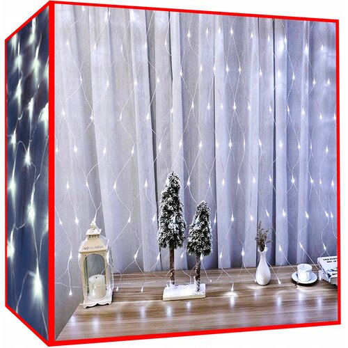 Malatec Novoletne lučke mreža 160 LED hladno bela 2,5m 8 funkcij, (20405482) Cene