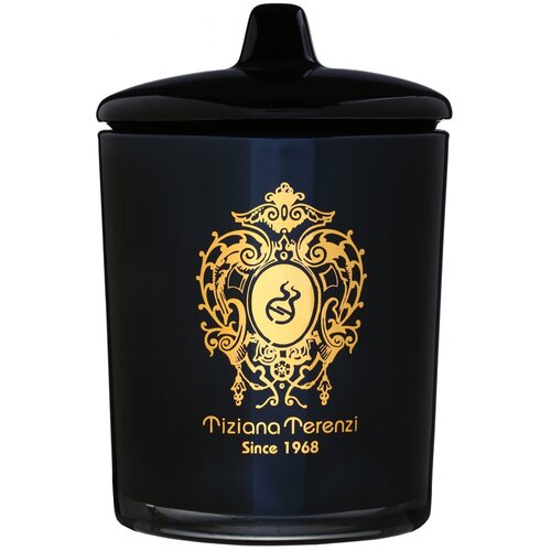 Tiziana Terenzi Black Laudano Nero di&amp;scaron;eča sveča s pokrovčkom 500 g Slike