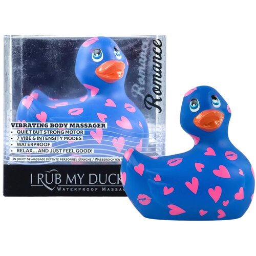 Big Teaze Toys My Duckie Romance 2.0 - vodootporni vibrator za klitoris (plavo-ružičasti) Cene