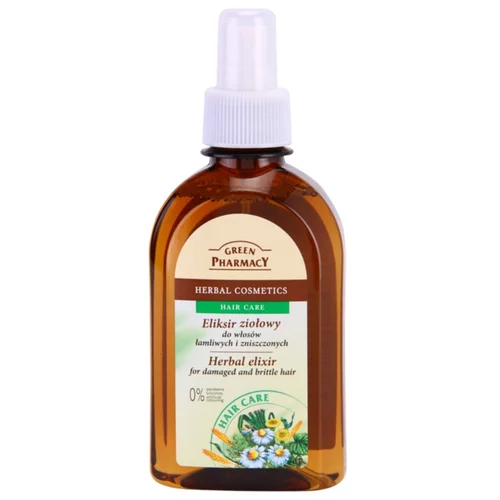 Green Pharmacy Hair Care zeliščni eliksir za poškodovane in lomljive lase 250 ml
