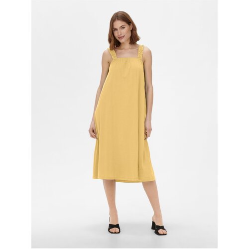 Only Yellow Ladies Dress May - Ladies Cijene