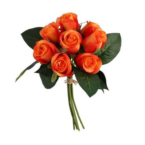  BUKET RUŽA 30CM NARANČASTI PVC Slike