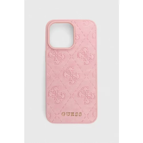 Guess Etui za telefon iPhone 15 Pro Max 6.7 roza barva