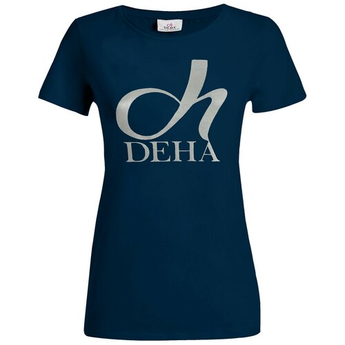 Deha GRAPHIC STRETCH T-SHIRT, ženska majica, plava A00141 Slike