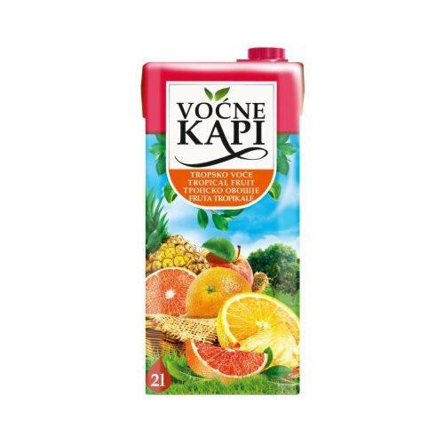 Voćne Kapi tropsko voće sok 2L tetra brik Slike