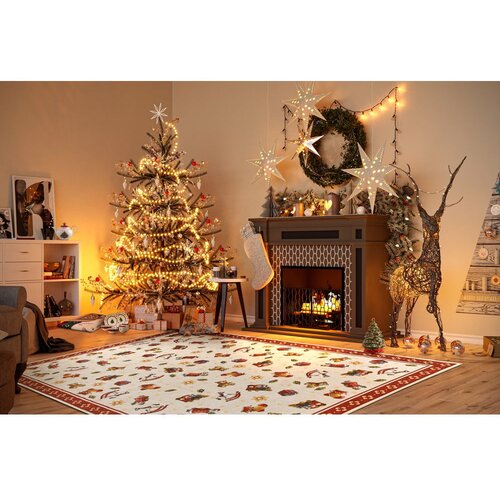 Villeroy &amp;amp; Boch Crveni tepih s božićnim motivom 160x230 cm Red Christmas &amp;ndash; Slike