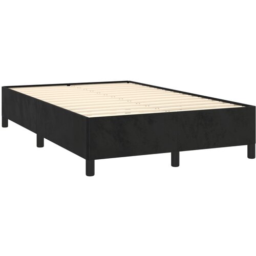  Krevet box spring s madracem LED crni 120 x 190 cm bar&amp;scaron;unasti Slike