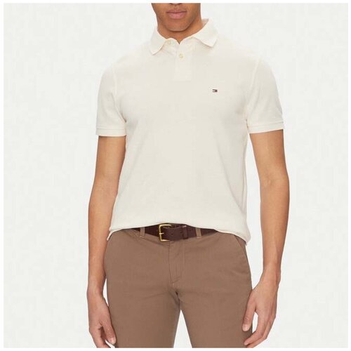 Tommy Hilfiger Polo majice kratki rokavi MW0MW17770 Bela Cene