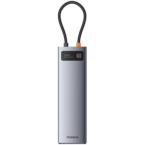 Baseus Vozli&amp;scaron;če 11v1 StarJoy Metal Glam Series, USB-C do HDMI +VGA + 3 x USB 3.0 + USB 2.0 + USB-C PD + RJ45 + SD/TF +3,5 mm Slike