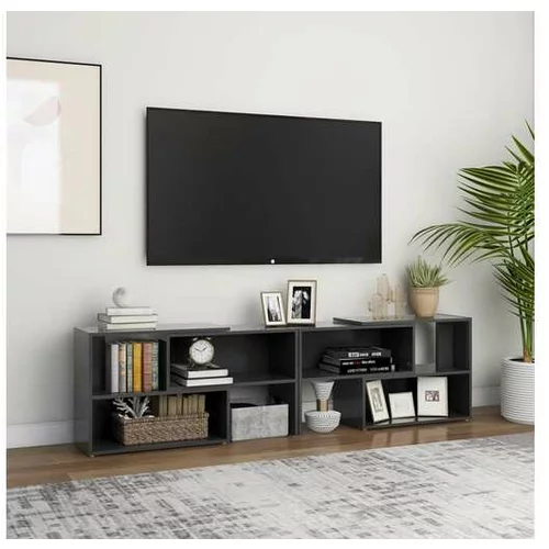  TV omarica siva 149x30x52 cm iverna plošča