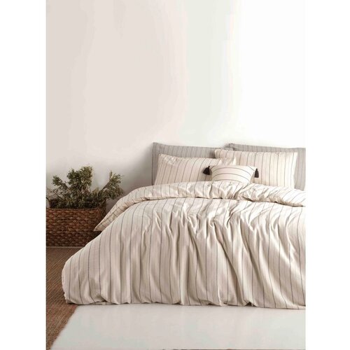  Tommy Light White Black Ranforce Super King Posteljina Set Slike