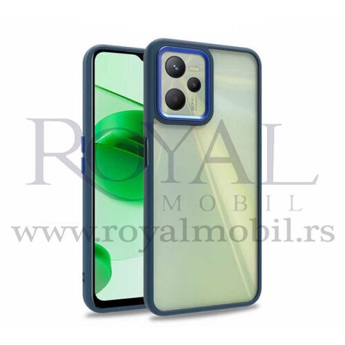  futrola pvc sa bumperom NO1 za realme C31 teget Slike
