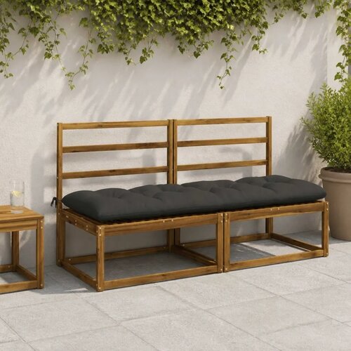  Jastučići za klupe VIANEN 2 kom. 100% poliester Antracit - Antracit 180 x 60 x 12 cm Cijene