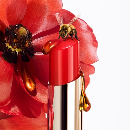 Guerlain KissKiss Bee Glow obnovitveni in vlažilen balzam za ustnice 3,2 g odtenek 775 Poppy Glow Slike