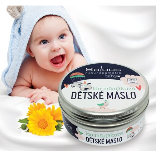 Saloos Bio Butter hranilno maslo za telo za otroke ognjič 150 ml Slike